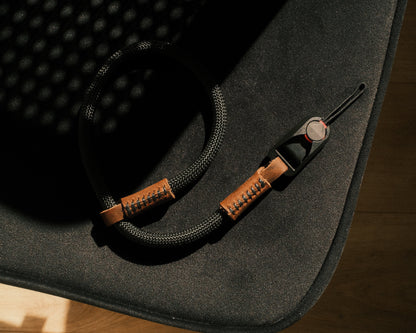 Kurzes Quick Release Kameraseil, Handschlaufe - Vintage Camera Strap strapnstyles