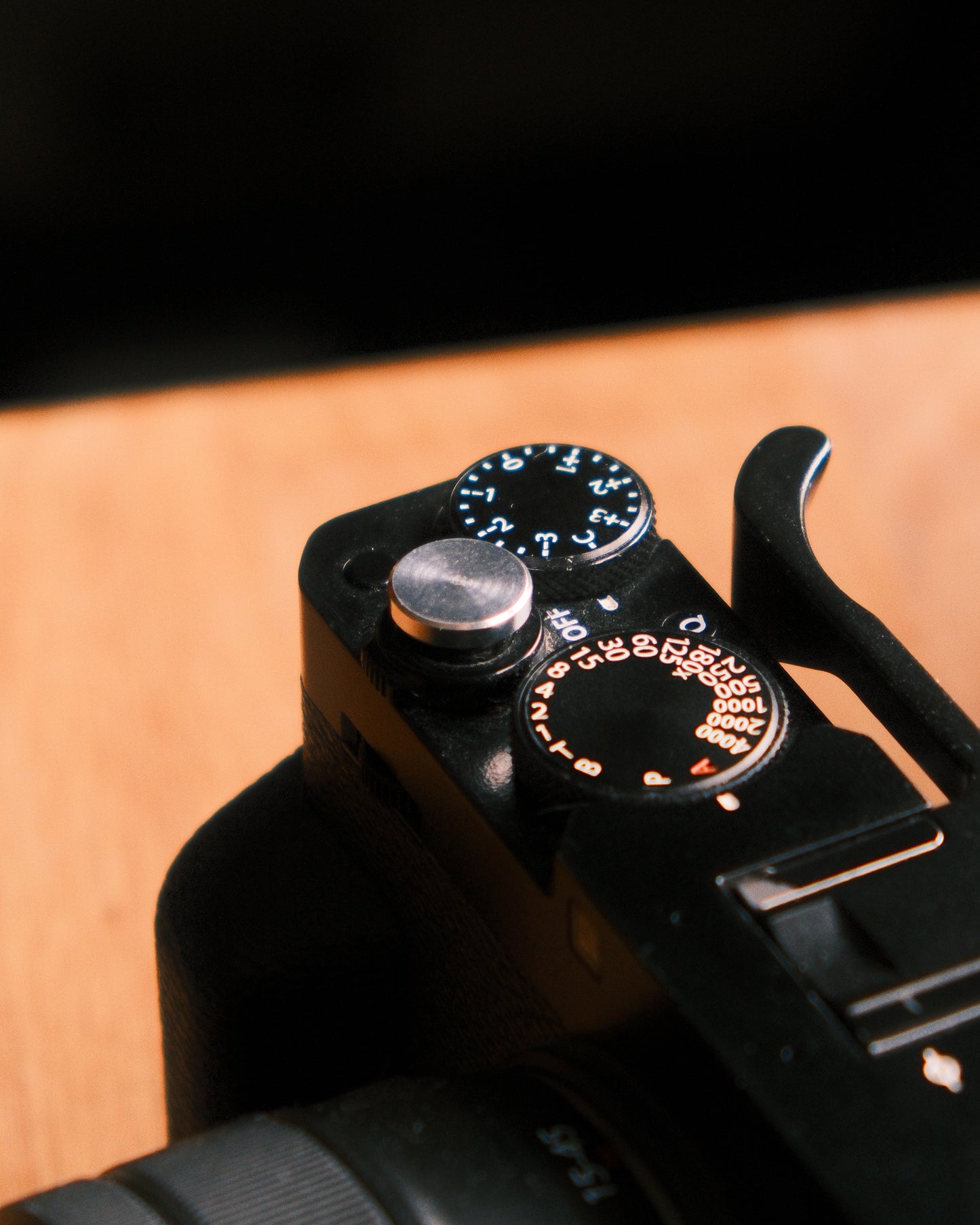 Metall Auslöseknopf, Soft Shutter Release Button Silber