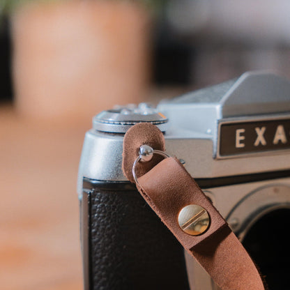 Abnehmbare Leder Kamera Schutz Bandschoner Vintage, Bumper,Pads keine Beschädigungen und Kratzer für Analoge und DSLR Kamera - Camera Straps - strapnstyles