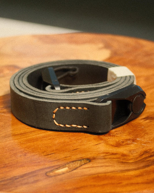 Premium Quick Release Leather Strap - Genähter Vintage Kameragurt aus Leder, Kameragurt für Analoge und DSLR Kamera - Camera Strap