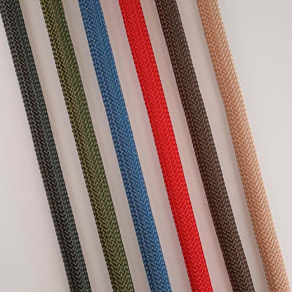 Kameragurt aus Seil und Leder in Braun strapnstyles
