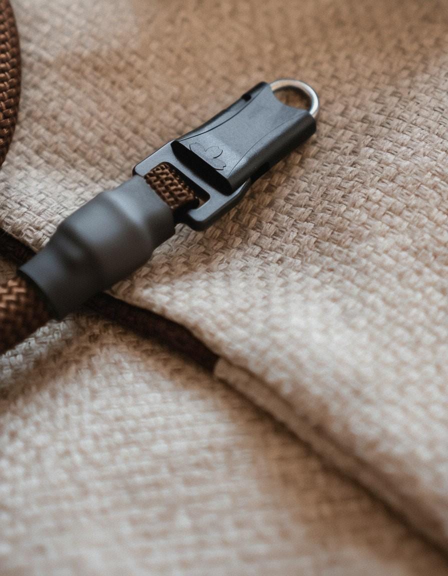 Kameraseil Quick Release Basic in Braun strapnstyles