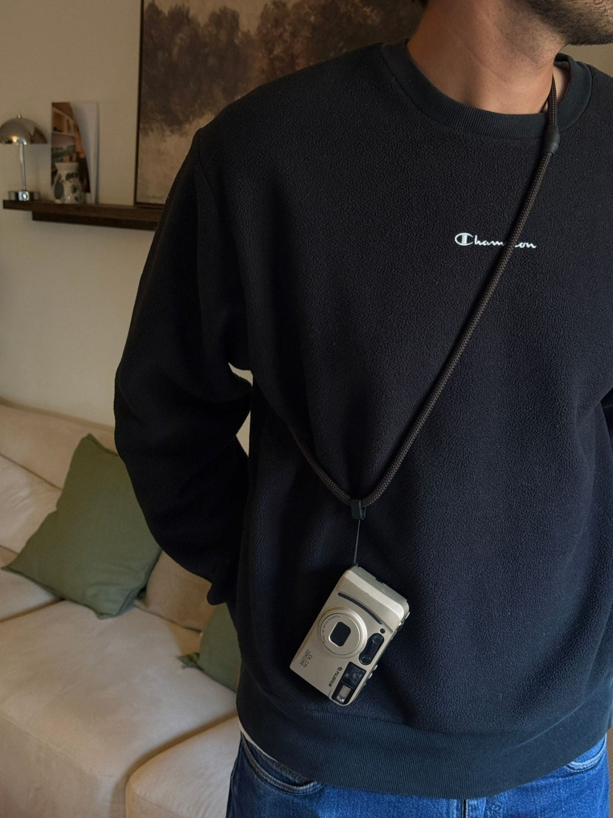 Kameraseil für Kompaktkameras | strapnstyles, Kameragurt für kleine Ösen, passend für Ricoh GR, Contax T2, T3 - strapnstyles