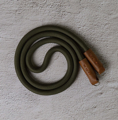 Kameraseil, Kameragurt in Grün für Analoge SLR und DSLR Kamera - Leder Camera Strap Kurz - strapnstyles