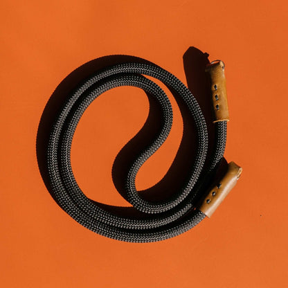 Kameraseil, Kameragurt in Schwarz für Analoge und DSLR Kamera - Leder Camera Strap - strapnstyles
