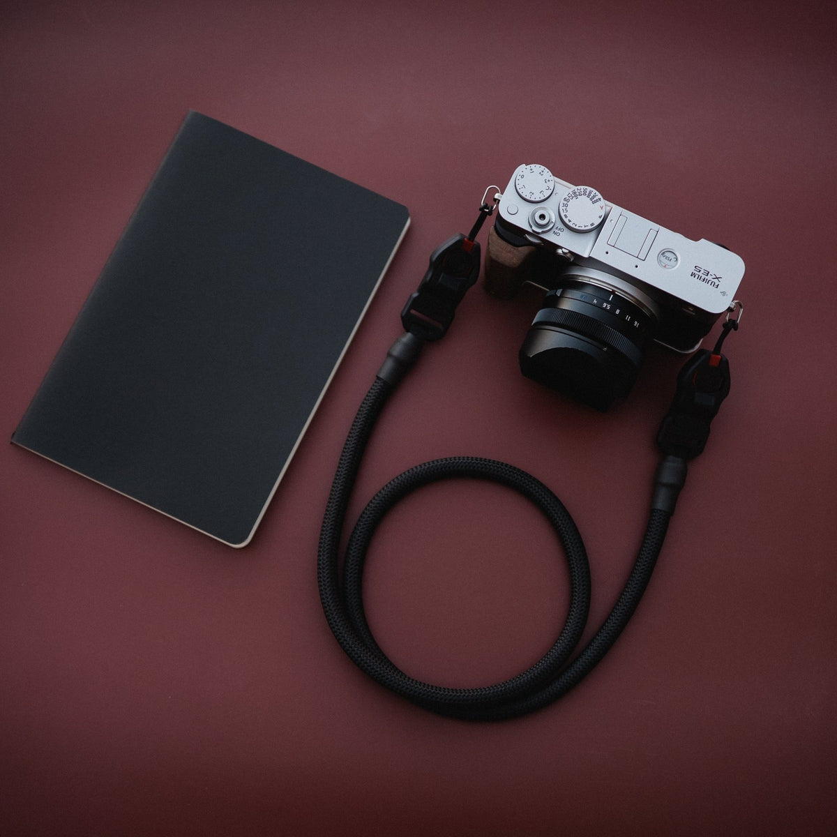 Quick Release Pro Komplettset, Kameragurt aus Kletterseil mit magnetischem Adapter, handgefertigt in Potsdam