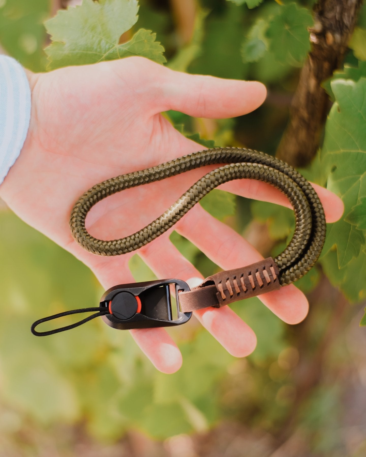 Kletterseil Kamera Handschlaufe mit Quick Release – Robuste Seilschlaufe für Outdoor Fotografie, Rope Wrist Strap in Grün & weiteren Farben - strapnstyles