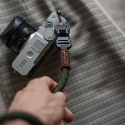 Kletterseil Kamera Leder Handschlaufe - Quick Release, Outdoor Rope Strap - strapnstyles