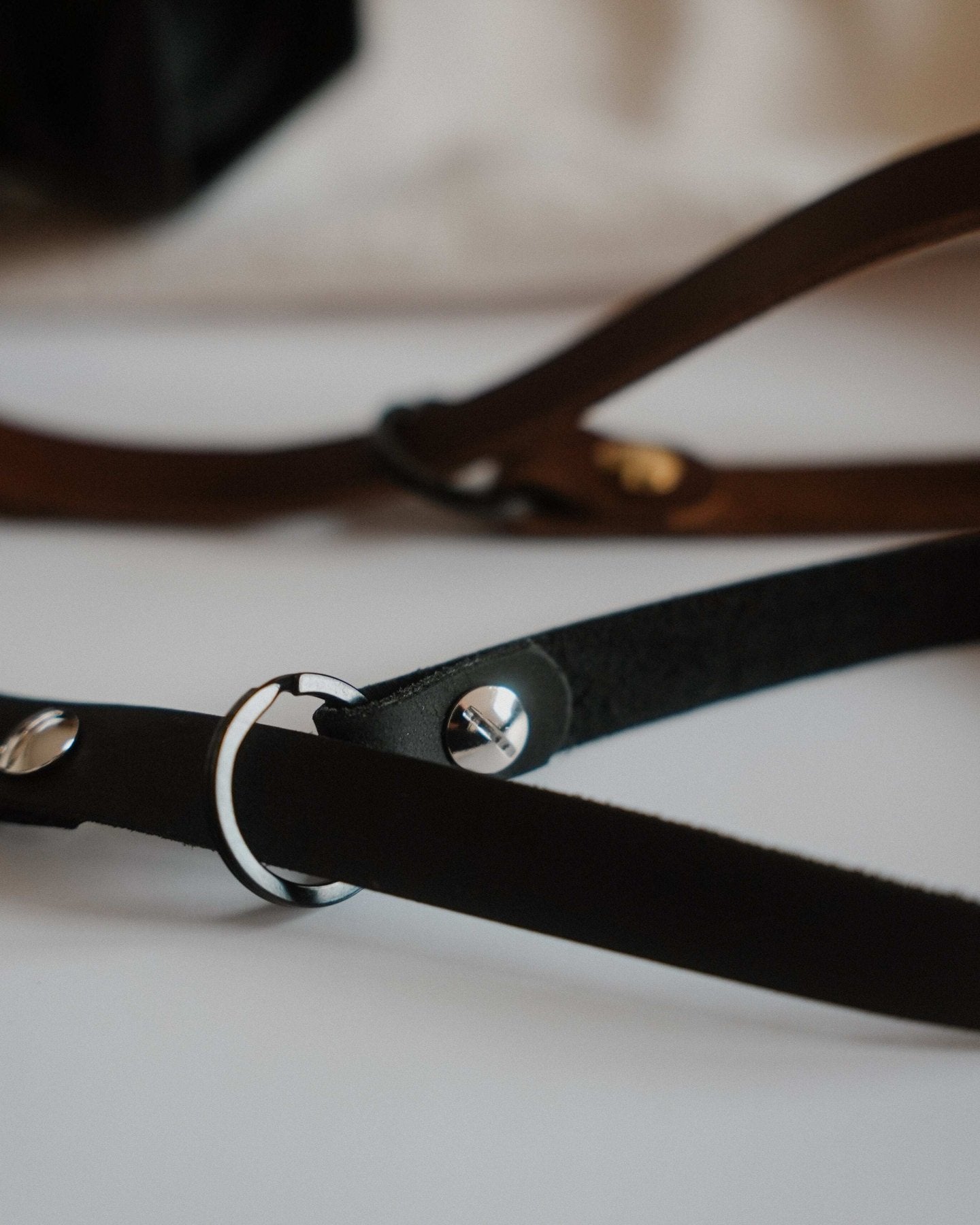 Leather Camera Wrist Strap Quick Release - Full Grain Handmade Strap for DSLR & Analog Camera - strapnstyles