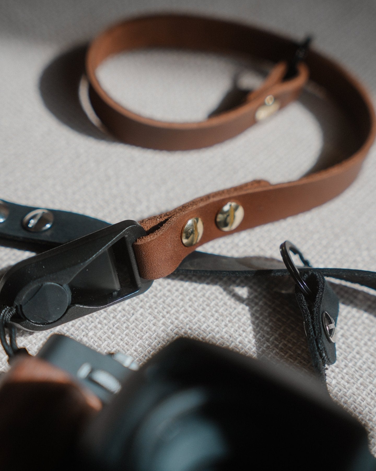 Leather Camera Wrist Strap Quick Release - Full Grain Handmade Strap for DSLR & Analog Camera - strapnstyles