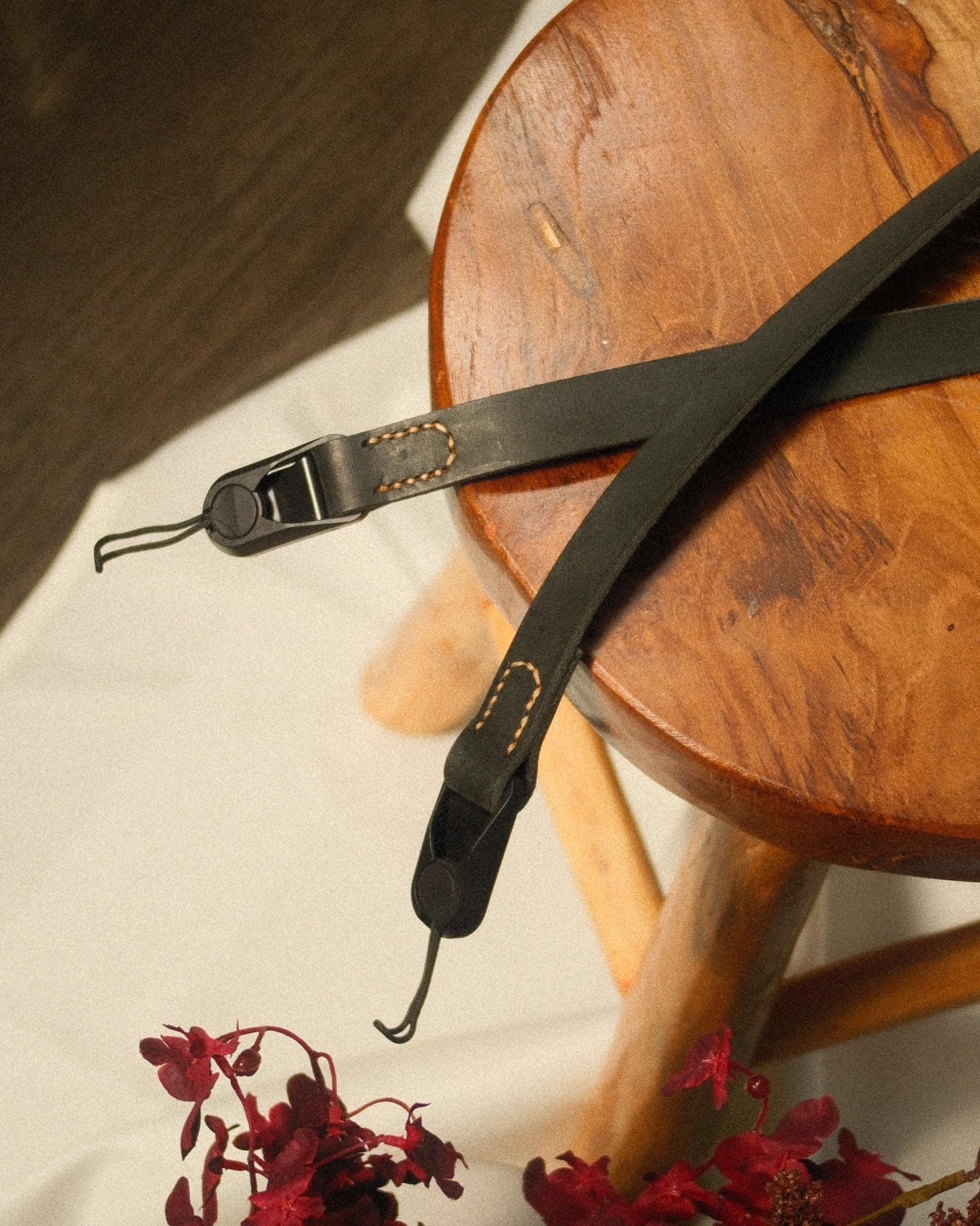 Premium Quick Release Leather Strap - Genähter Vintage Kameragurt aus Leder, Kameragurt für Analoge und DSLR Kamera - Camera Strap - strapnstyles