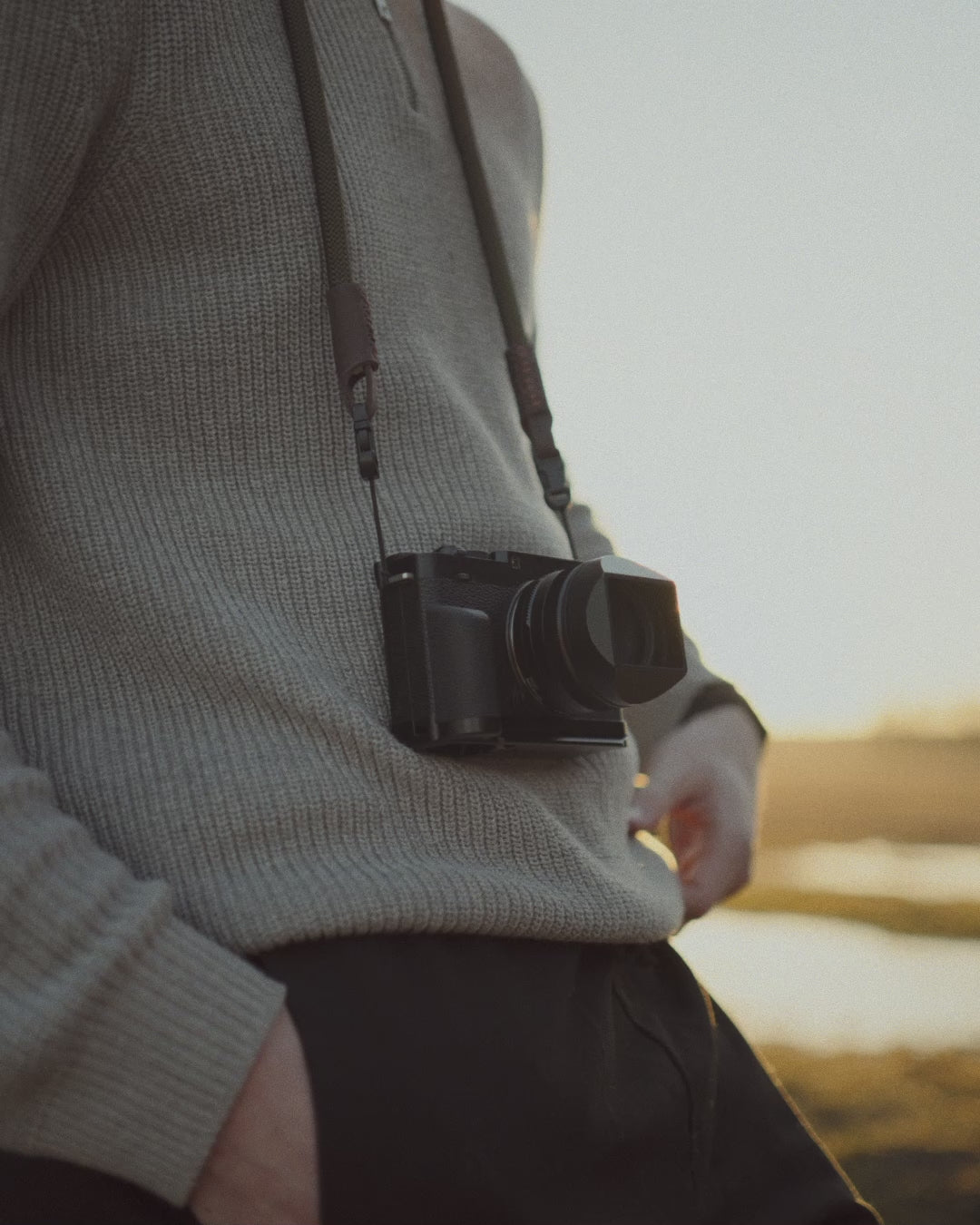 Quick Release Leder Kameraseil für Ricoh GR | Strapnstyles – Leather Rope Camera Strap