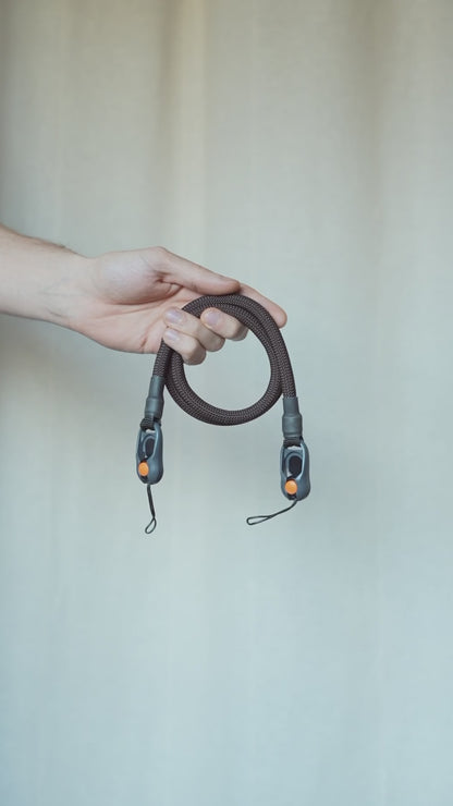 Kameraseil in Braun mit magnetischem Quick Release, Video