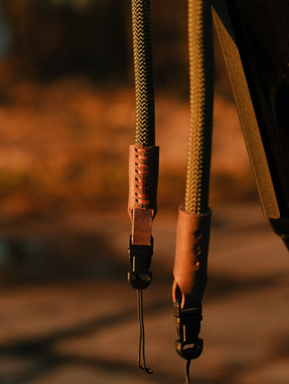 Vintage Ledergurt für Ricoh GR Kamera – handmade leather camera strap