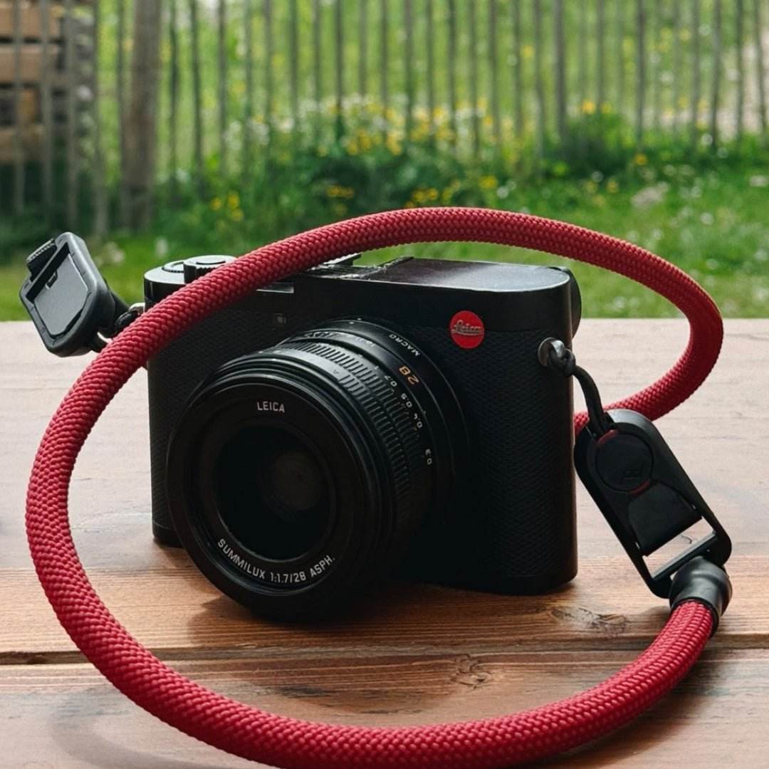 Quick Release Kameraseil, Kameragurt in Schwarz und weiteren Farben für Analoge und DSLR Kamera - Vintage Camera Strap - strapnstyles