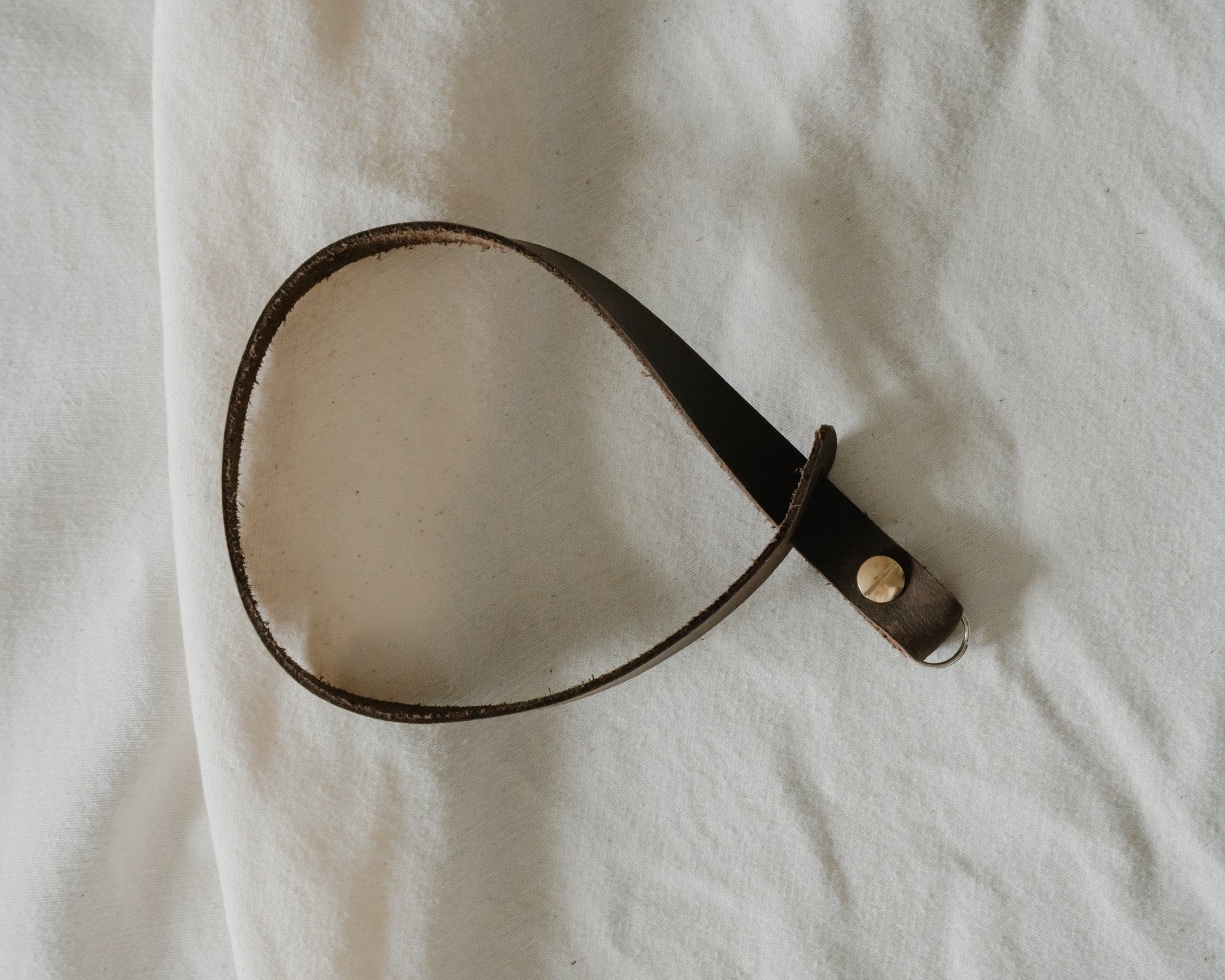 Strapnstyles Leder Handschlaufe mit Verstellung – echtes Leder Accessory